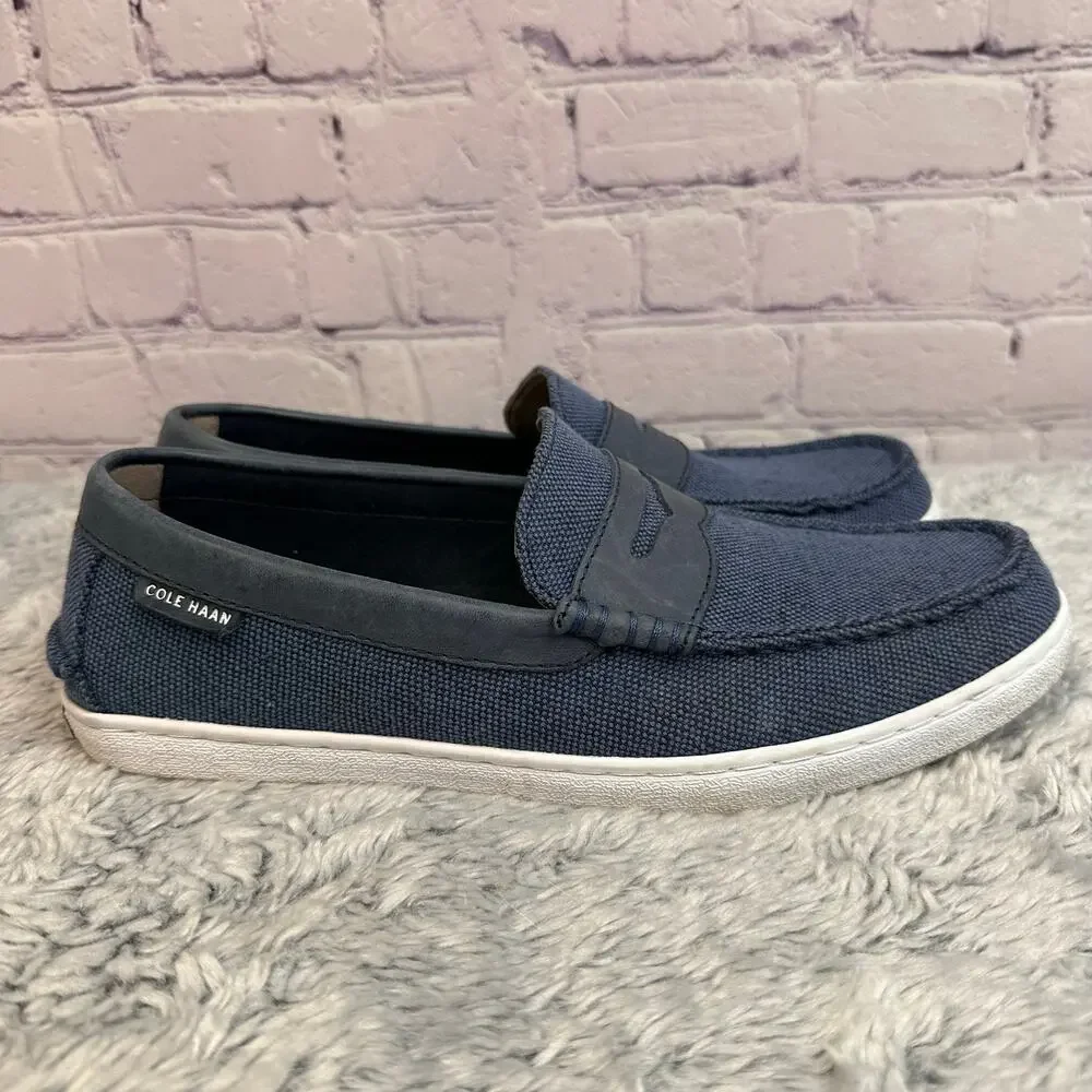 Cole Haan Pinch Weekender Loafers Navy Blue Men's 8.5M Casual Comfort Everyday